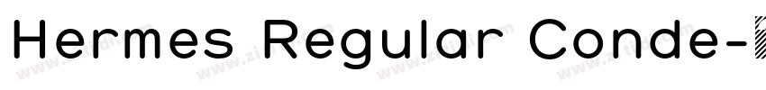 Hermes Regular Conde字体转换